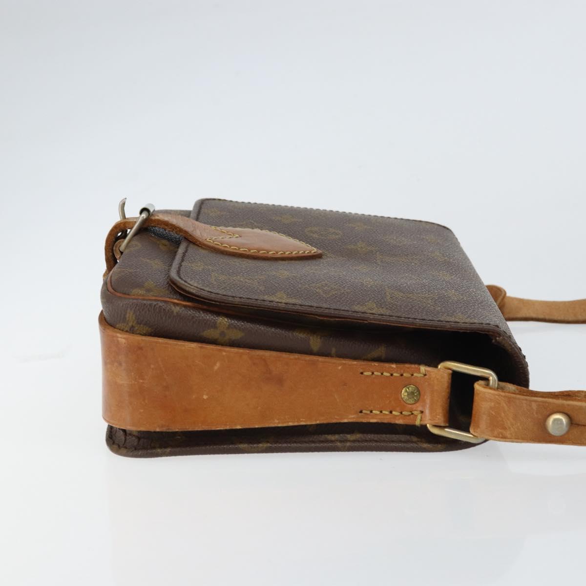 LOUIS VUITTON Monogram Cartouchiere MM Shoulder Bag M51253 LV Auth 159527