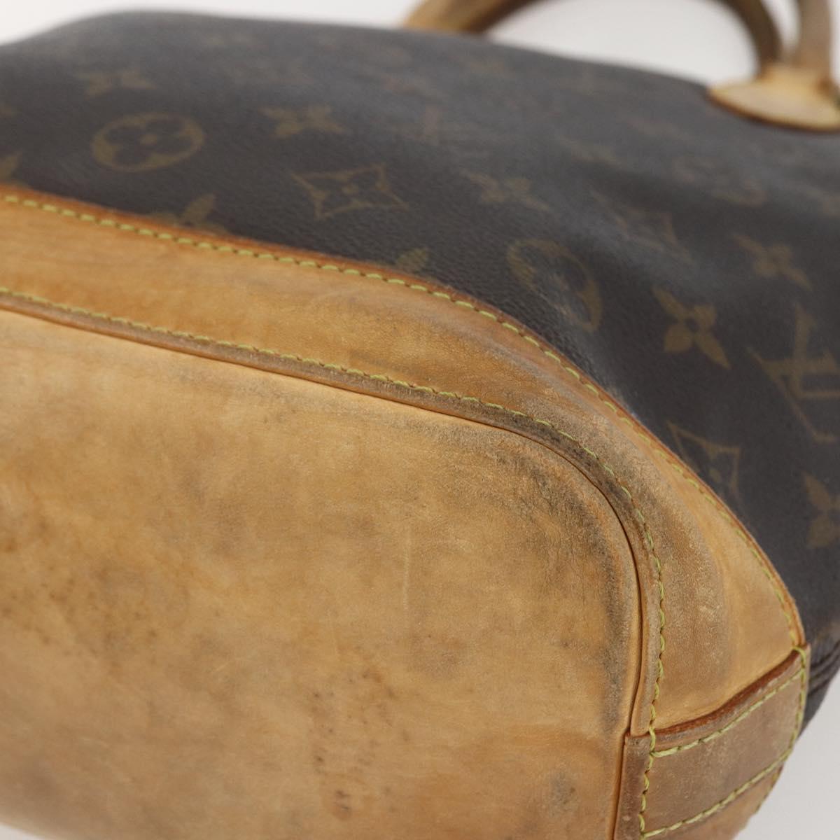 LOUIS VUITTON Monogram Lockit Hand Bag M40102 LV Auth 159541