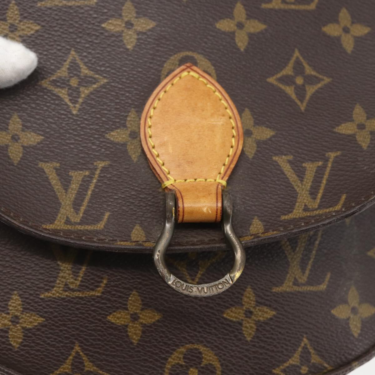 LOUIS VUITTON Monogram Saint Cloud PM Shoulder Bag M51244 LV Auth 159544