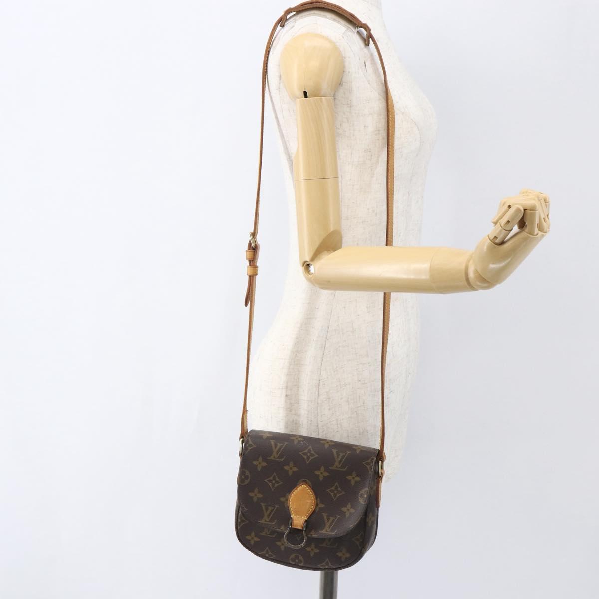 LOUIS VUITTON Monogram Saint Cloud PM Shoulder Bag M51244 LV Auth 159544