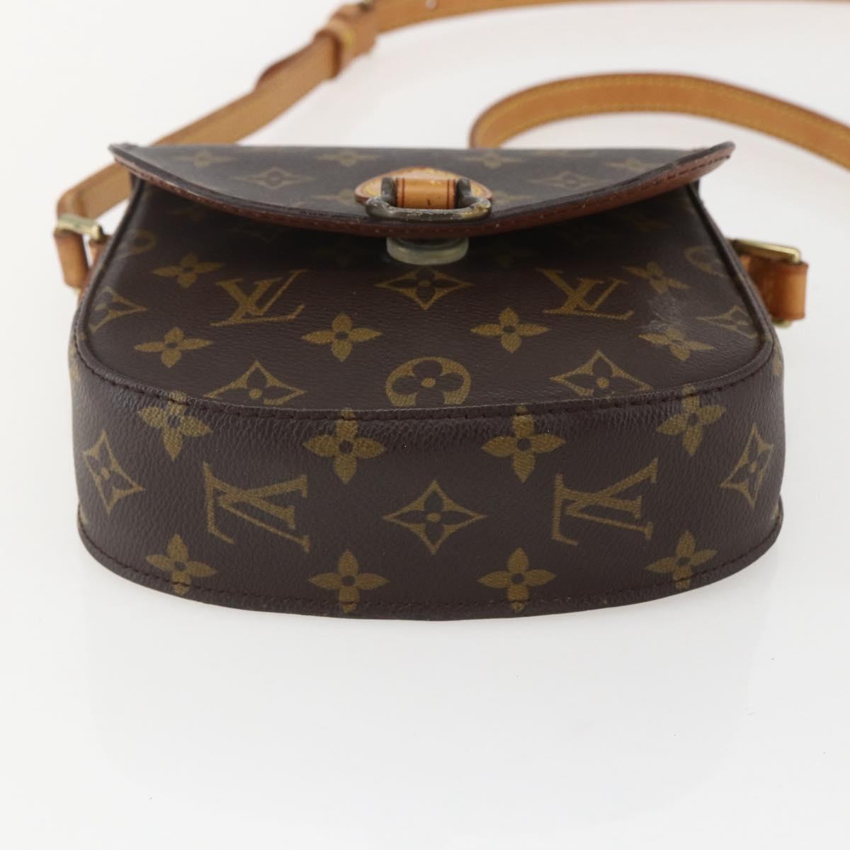 LOUIS VUITTON Monogram Saint Cloud PM Shoulder Bag M51244 LV Auth 159544