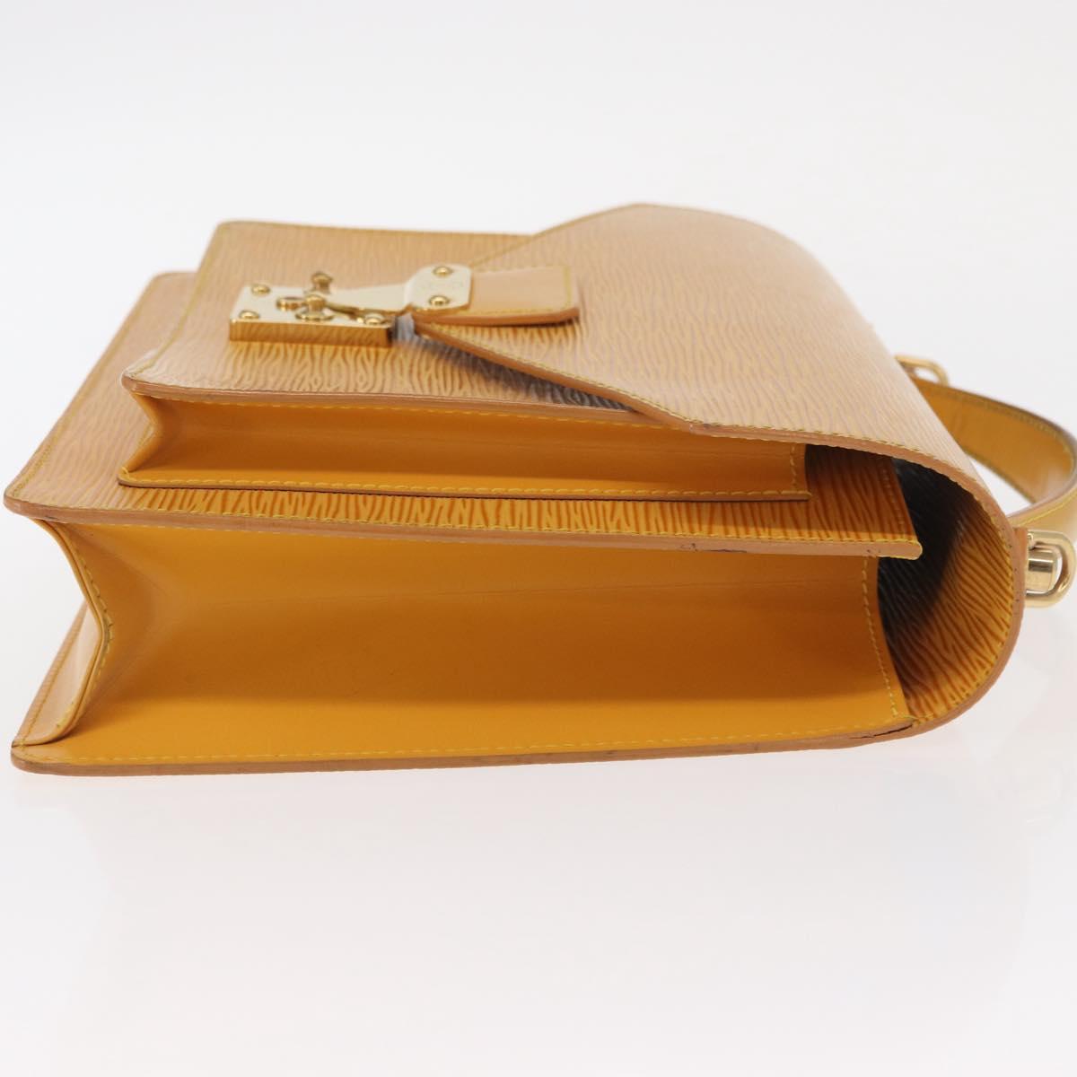 LOUIS VUITTON Epi Monceau 28 Hand Bag 2way Yellow M52129 LV Auth 159558
