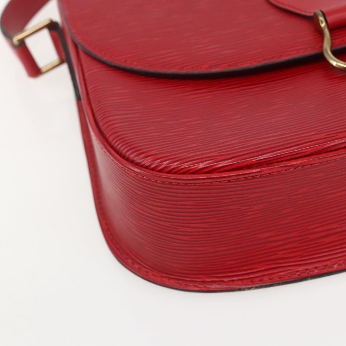LOUIS VUITTON Epi Saint Cloud GM Shoulder Bag Red M52197 LV Auth 159560
