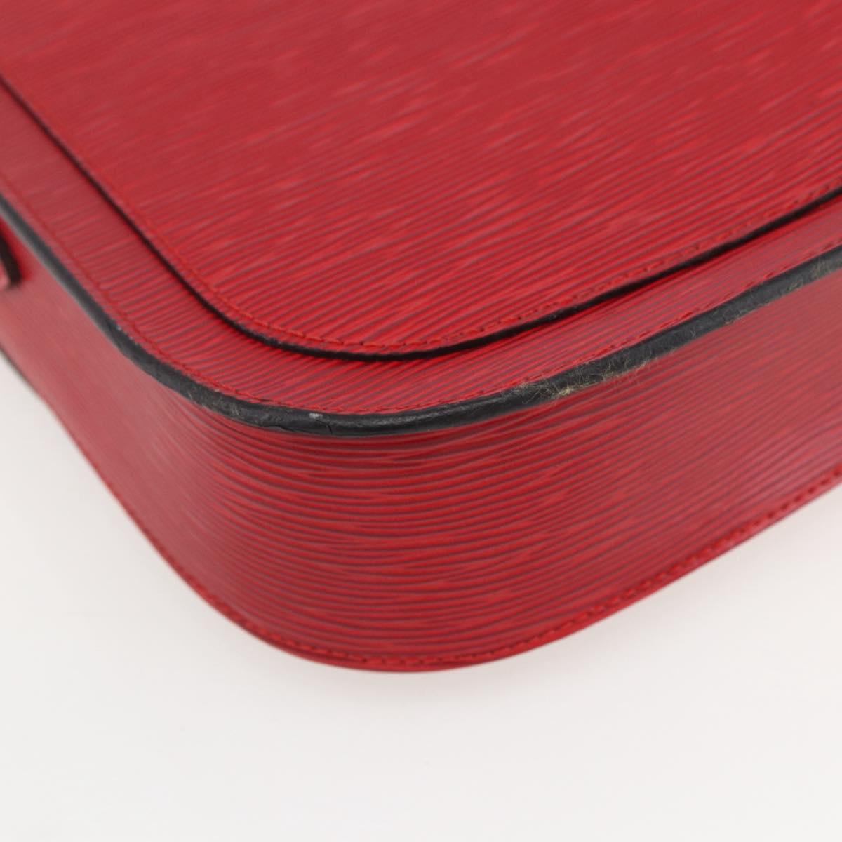 LOUIS VUITTON Epi Saint Cloud GM Shoulder Bag Red M52197 LV Auth 159560