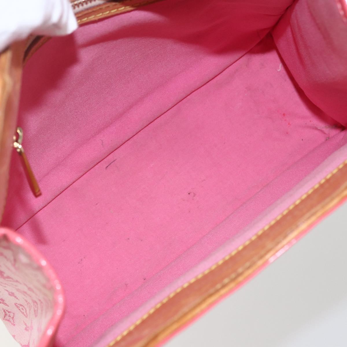 LOUIS VUITTON Monogram Mini Suck Catlin Hand Bag Pink Gold M92930 LV Auth 159562