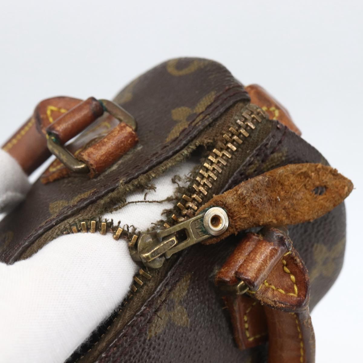 LOUIS VUITTON Monogram Mini Speedy Hand Bag M41534 LV Auth 159593
