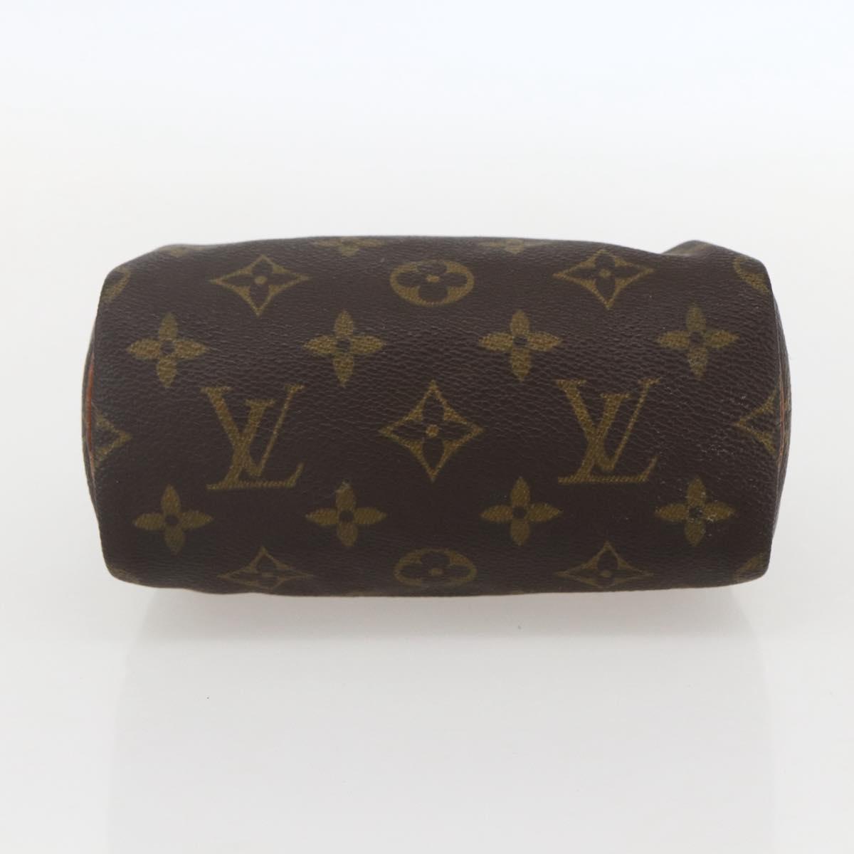 LOUIS VUITTON Monogram Mini Speedy Hand Bag M41534 LV Auth 159593