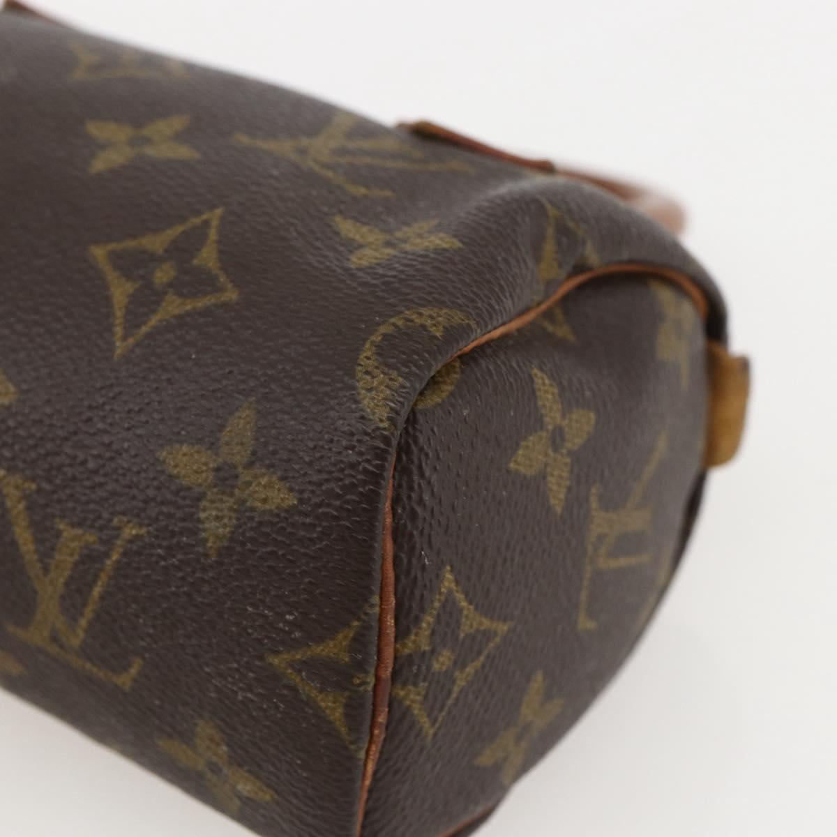 LOUIS VUITTON Monogram Mini Speedy Hand Bag M41534 LV Auth 159593