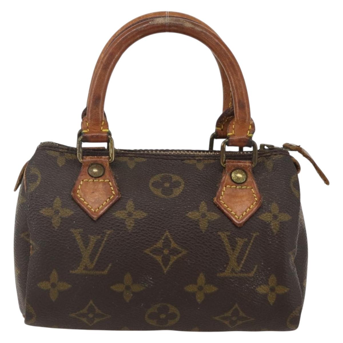 LOUIS VUITTON Monogram Mini Speedy Hand Bag M41534 LV Auth 159593