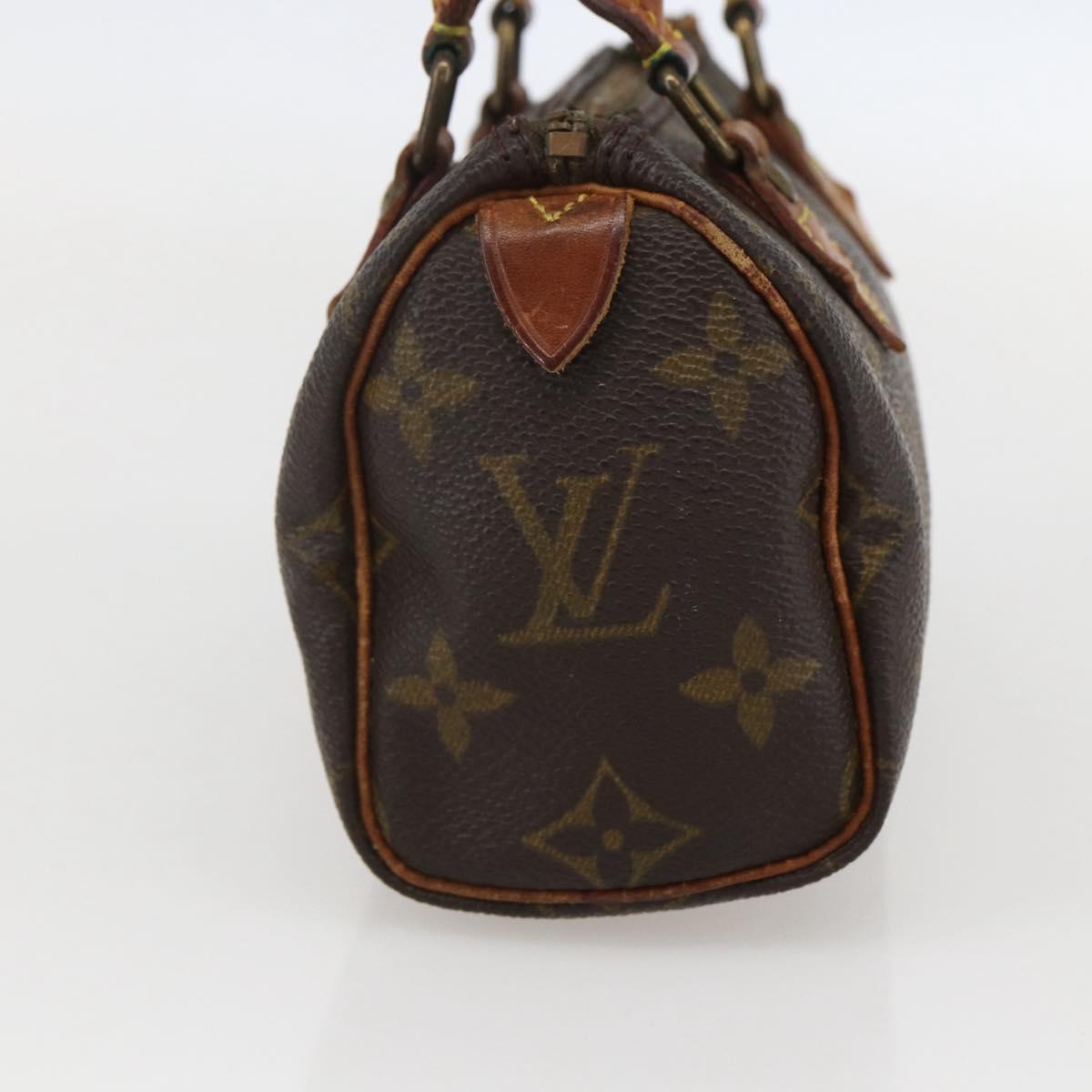 LOUIS VUITTON Monogram Mini Speedy Hand Bag M41534 LV Auth 159593