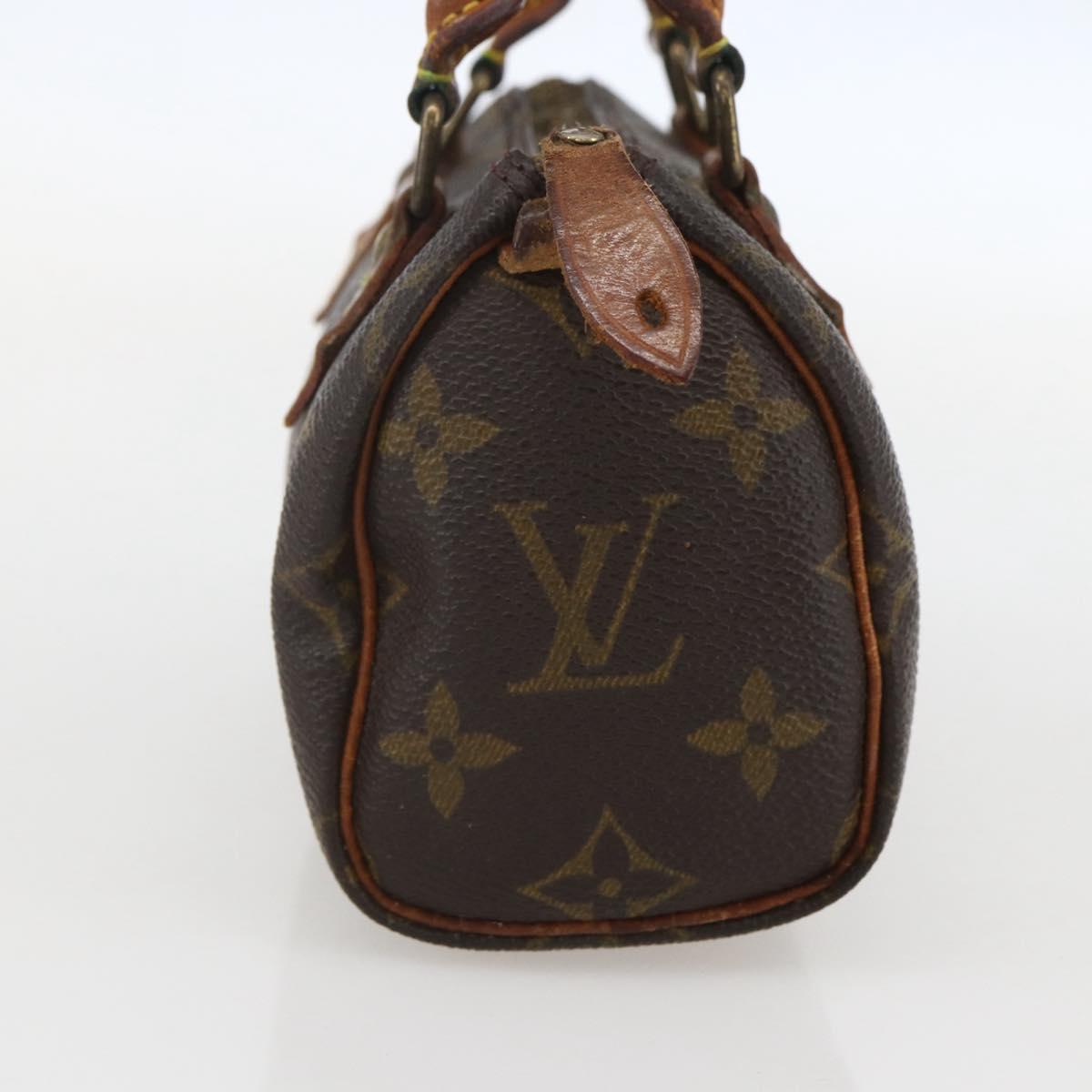 LOUIS VUITTON Monogram Mini Speedy Hand Bag M41534 LV Auth 159593