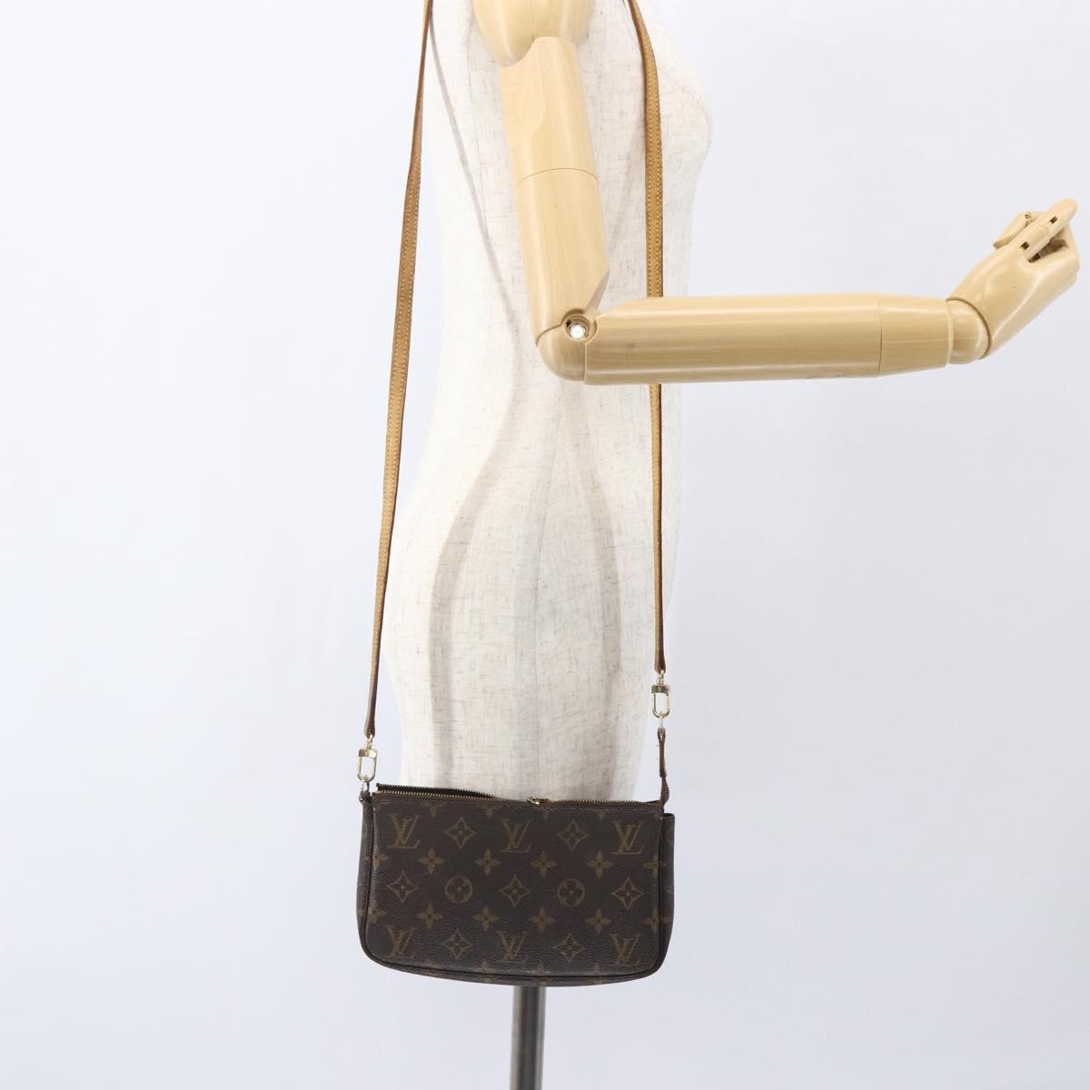 LOUIS VUITTON Monogram Pochette Accessoires Pouch M51980 LV Auth 159594