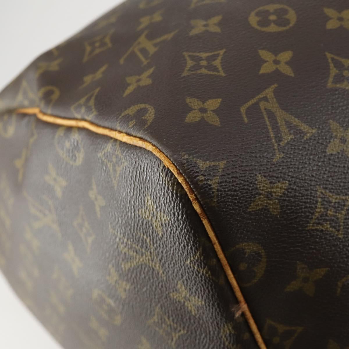 LOUIS VUITTON Monogram Keepall 55 Boston Bag M41424 LV Auth 159638