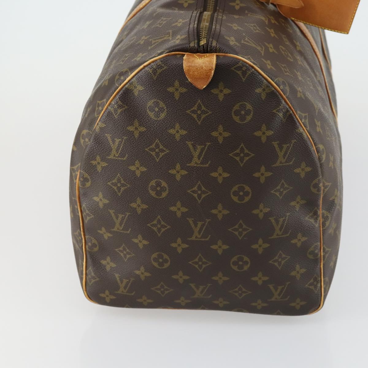LOUIS VUITTON Monogram Keepall 55 Boston Bag M41424 LV Auth 159638