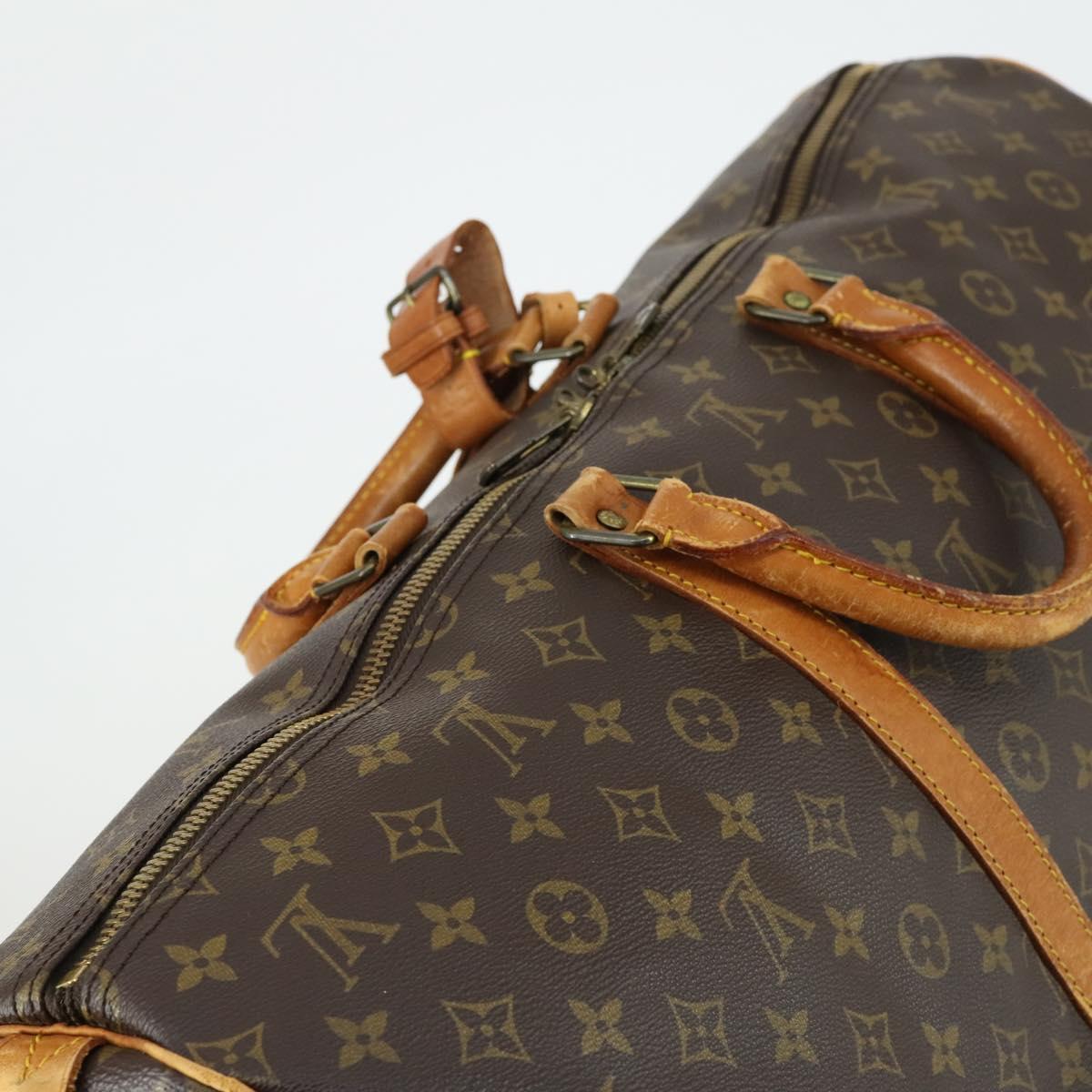 LOUIS VUITTON Monogram Keepall 55 Boston Bag M41424 LV Auth 159638