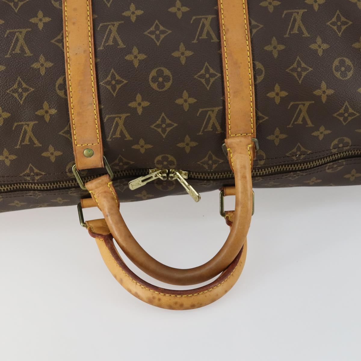 LOUIS VUITTON Monogram Keepall 50 Boston Bag M41426 LV Auth 159645