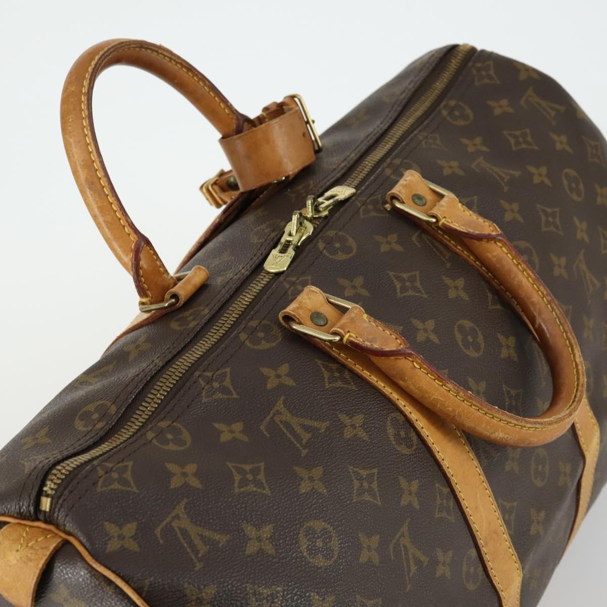 LOUIS VUITTON Monogram Keepall 45 Boston Bag M41428 LV Auth 159648