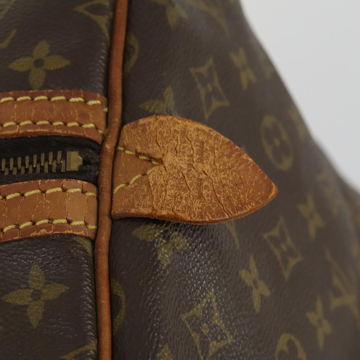 LOUIS VUITTON Monogram Sac Souple 55 Boston Bag M41622 LV Auth 159650