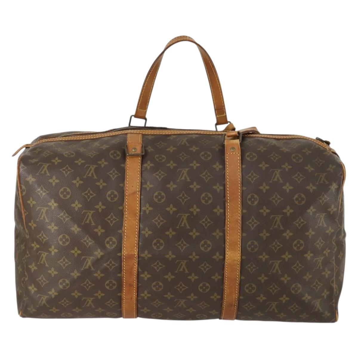 LOUIS VUITTON Monogram Sac Souple 55 Boston Bag M41622 LV Auth 159650