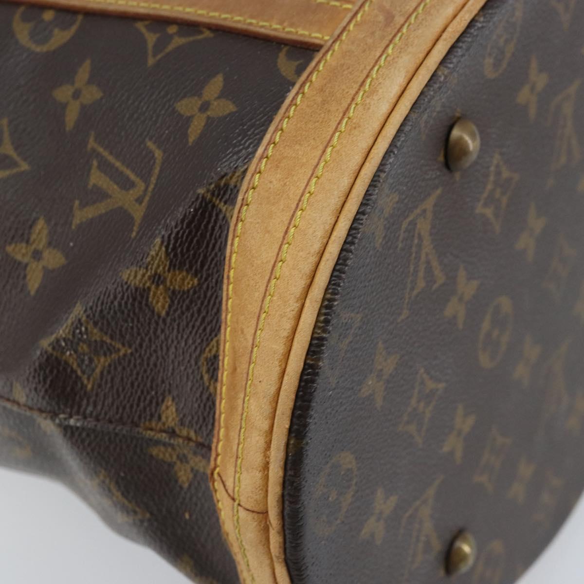 LOUIS VUITTON Monogram Bucket GM Shoulder Bag M42236 LV Auth 159651