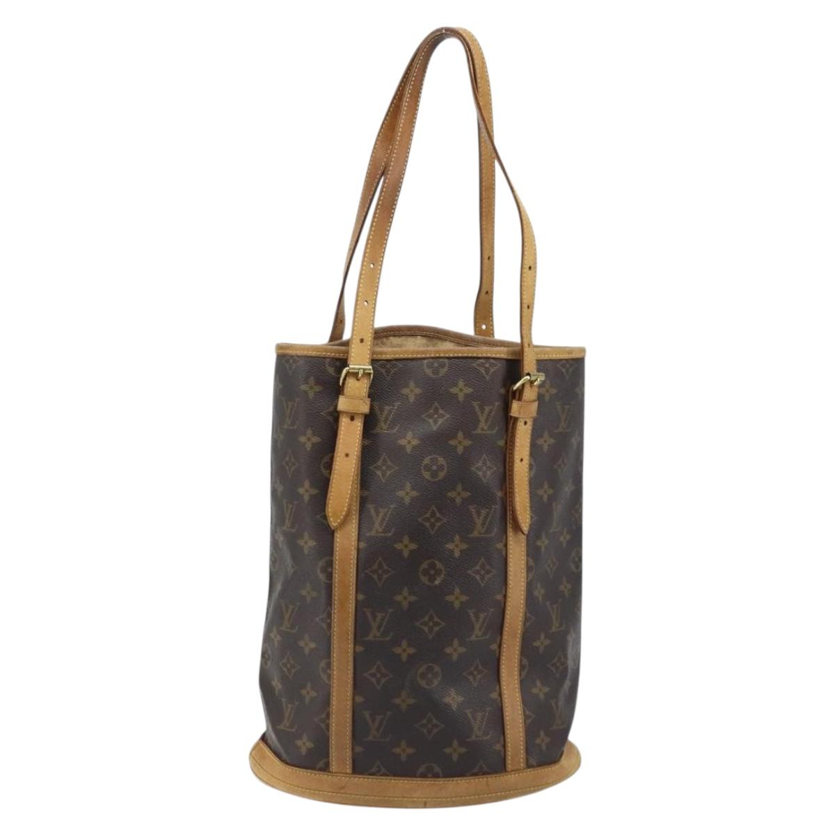 LOUIS VUITTON Monogram Bucket GM Shoulder Bag M42236 LV Auth 159651