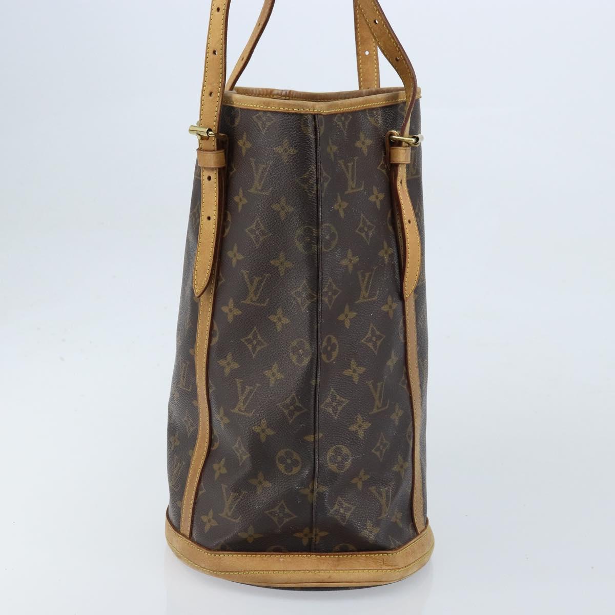 LOUIS VUITTON Monogram Bucket GM Shoulder Bag M42236 LV Auth 159651