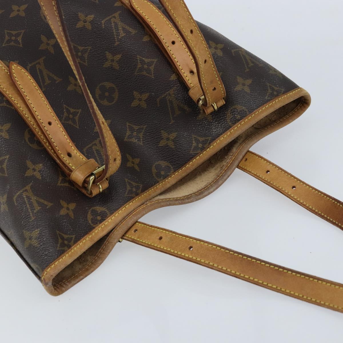 LOUIS VUITTON Monogram Bucket GM Shoulder Bag M42236 LV Auth 159651