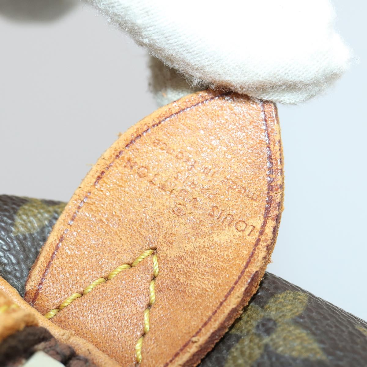 LOUIS VUITTON Monogram Sac Souple 35 Boston Bag M41626 LV Auth 159661