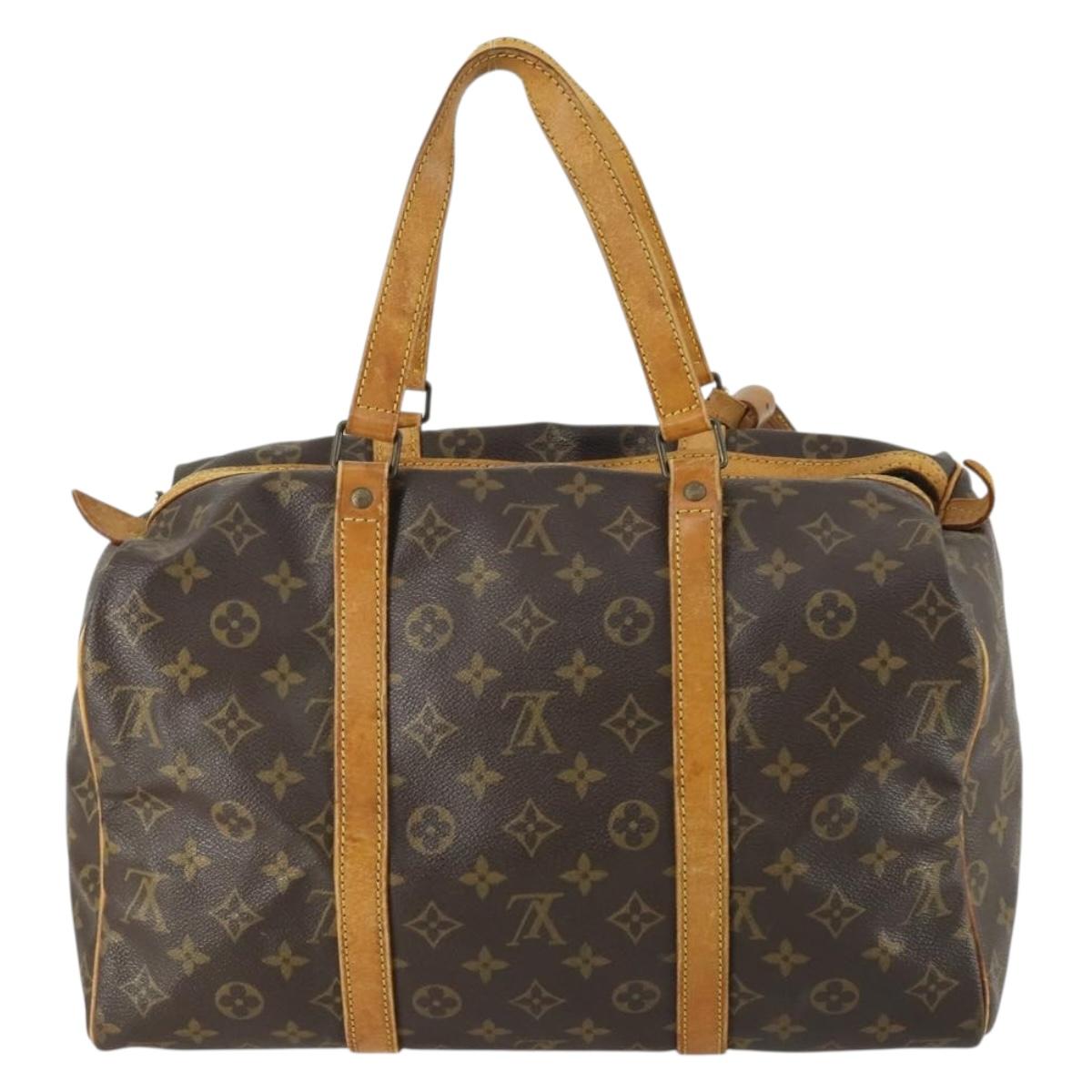 LOUIS VUITTON Monogram Sac Souple 35 Boston Bag M41626 LV Auth 159661