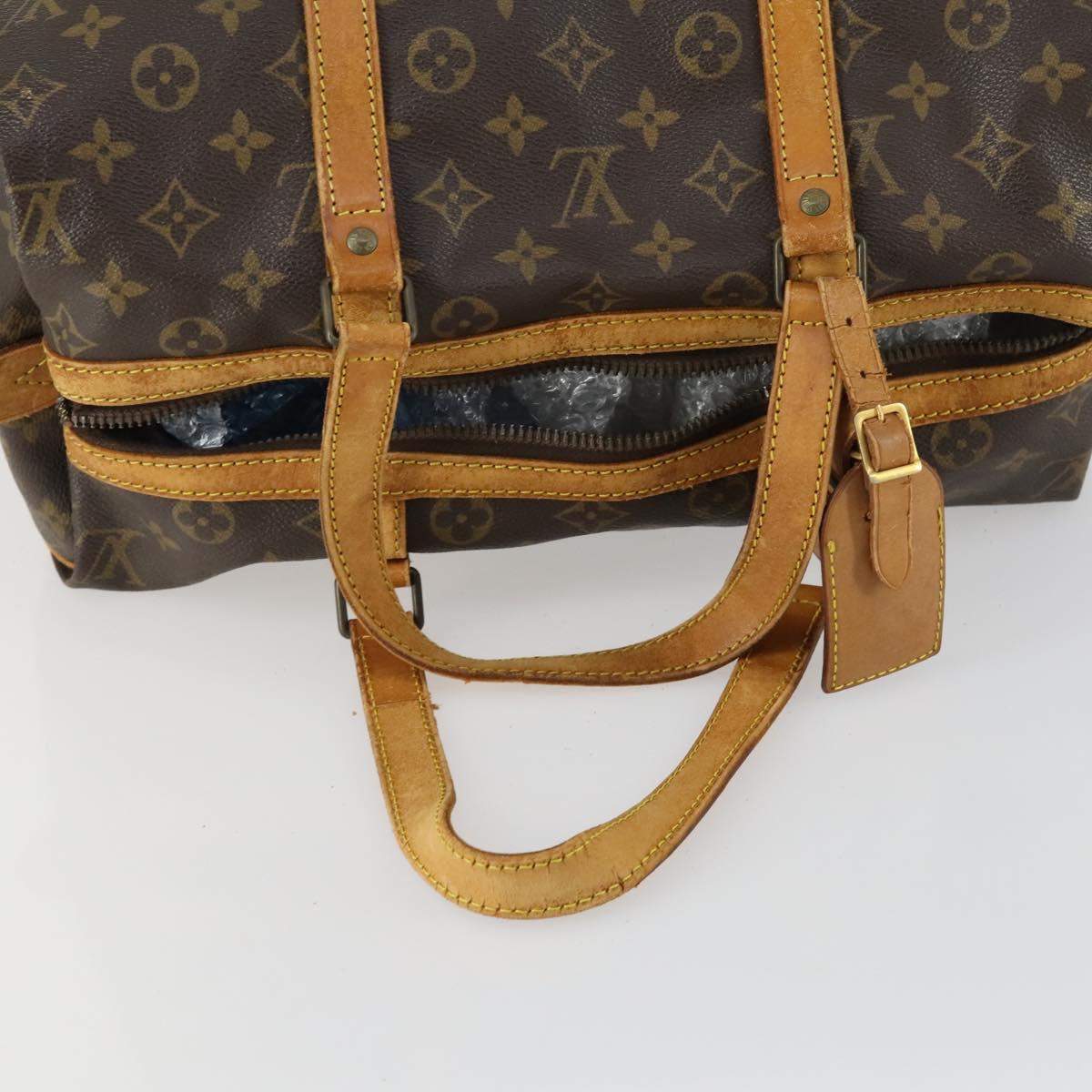 LOUIS VUITTON Monogram Sac Souple 35 Boston Bag M41626 LV Auth 159661
