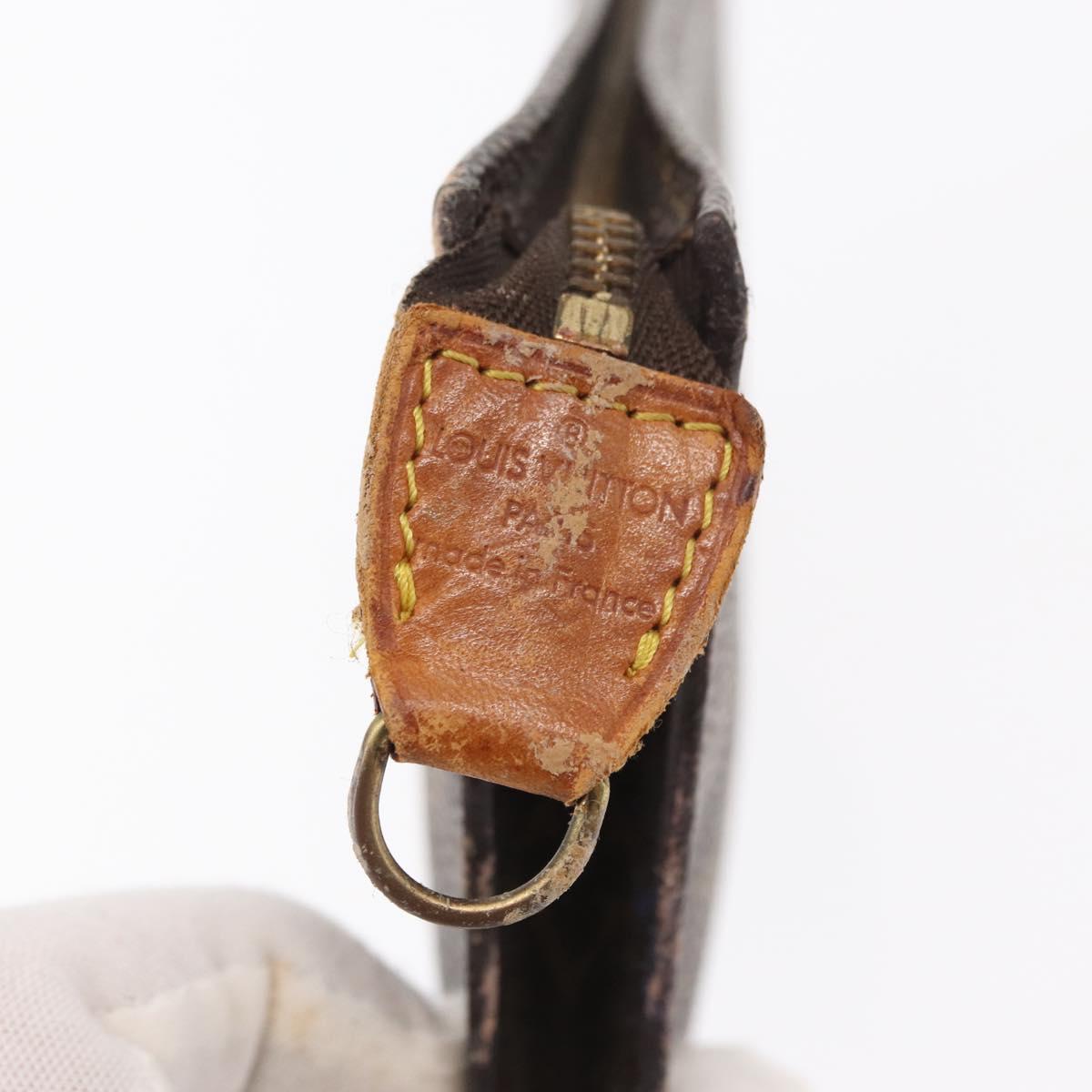 LOUIS VUITTON Monogram Bucket GM Accessory Pouch LV Auth 159669