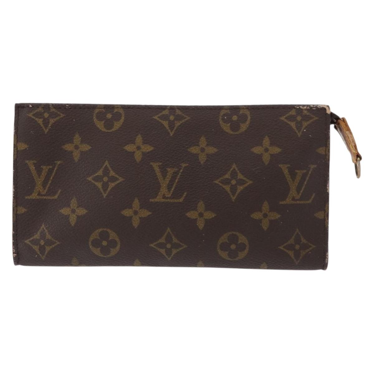 LOUIS VUITTON Monogram Bucket GM Accessory Pouch LV Auth 159669