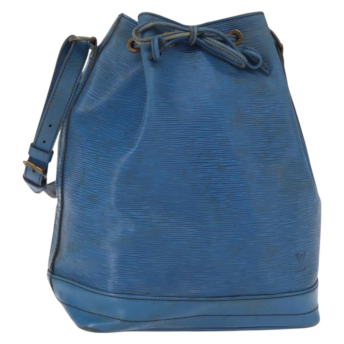 LOUIS VUITTON Epi Noe Shoulder Bag Toledo Blue M44005 LV Auth 159680