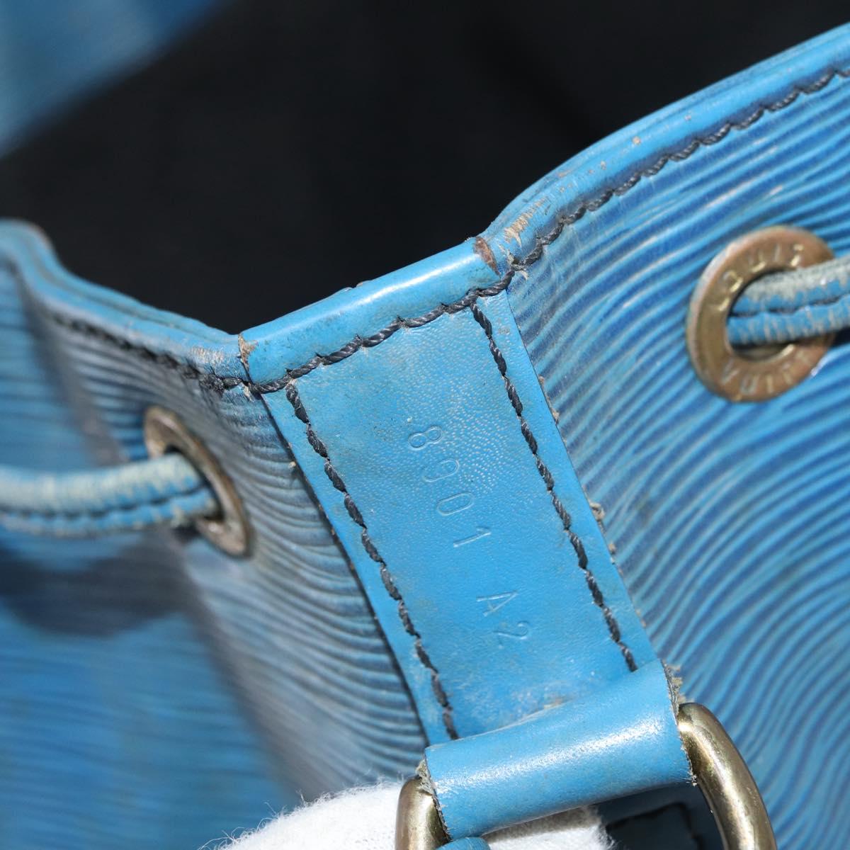 LOUIS VUITTON Epi Noe Shoulder Bag Toledo Blue M44005 LV Auth 159680