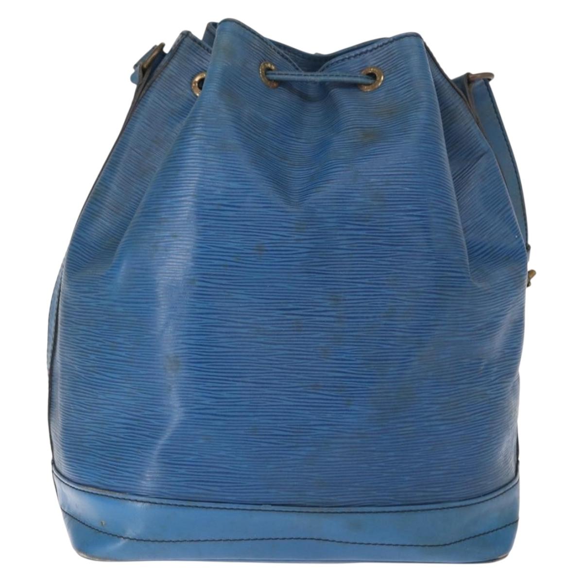 LOUIS VUITTON Epi Noe Shoulder Bag Toledo Blue M44005 LV Auth 159680
