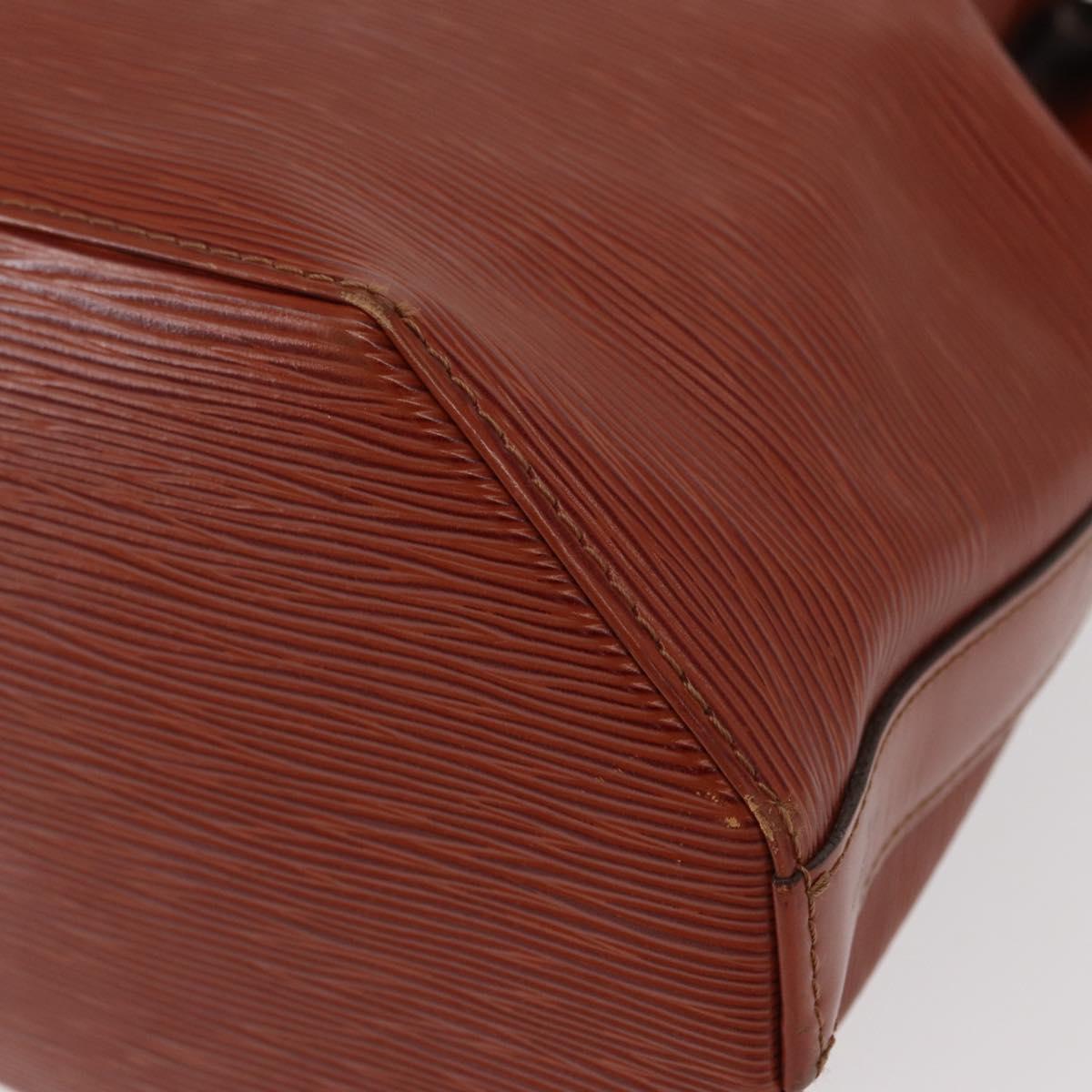 LOUIS VUITTON Epi Sac Depaule GM Shoulder Bag Brown M80193 LV Auth 159681