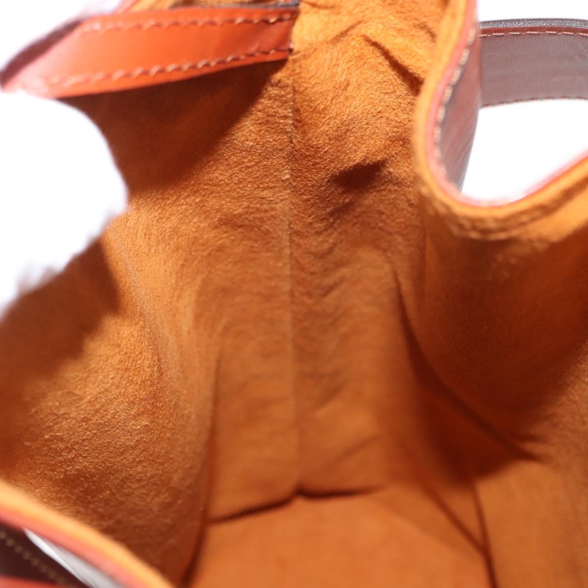 LOUIS VUITTON Epi Sac Depaule GM Shoulder Bag Brown M80193 LV Auth 159681
