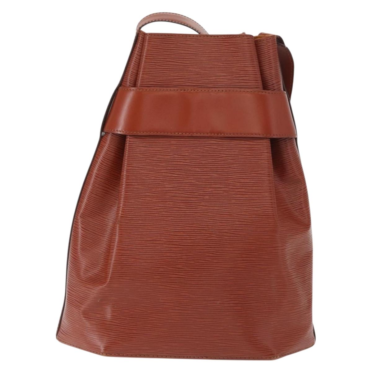 LOUIS VUITTON Epi Sac Depaule GM Shoulder Bag Brown M80193 LV Auth 159681