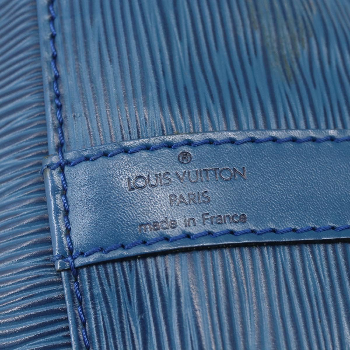 LOUIS VUITTON Epi Petit Noe Shoulder Bag Blue M44105 LV Auth 159682