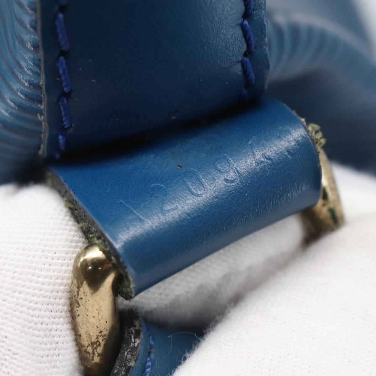 LOUIS VUITTON Epi Petit Noe Shoulder Bag Blue M44105 LV Auth 159682