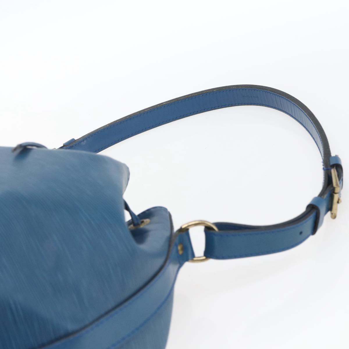 LOUIS VUITTON Epi Petit Noe Shoulder Bag Blue M44105 LV Auth 159682