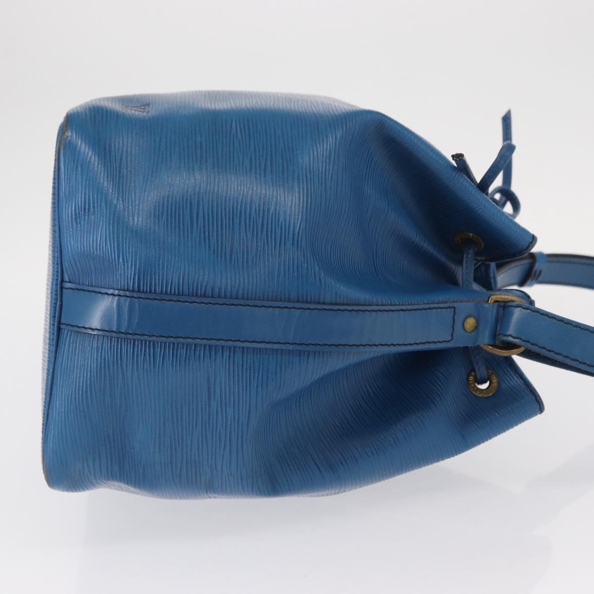 LOUIS VUITTON Epi Petit Noe Shoulder Bag Blue M44105 LV Auth 159683