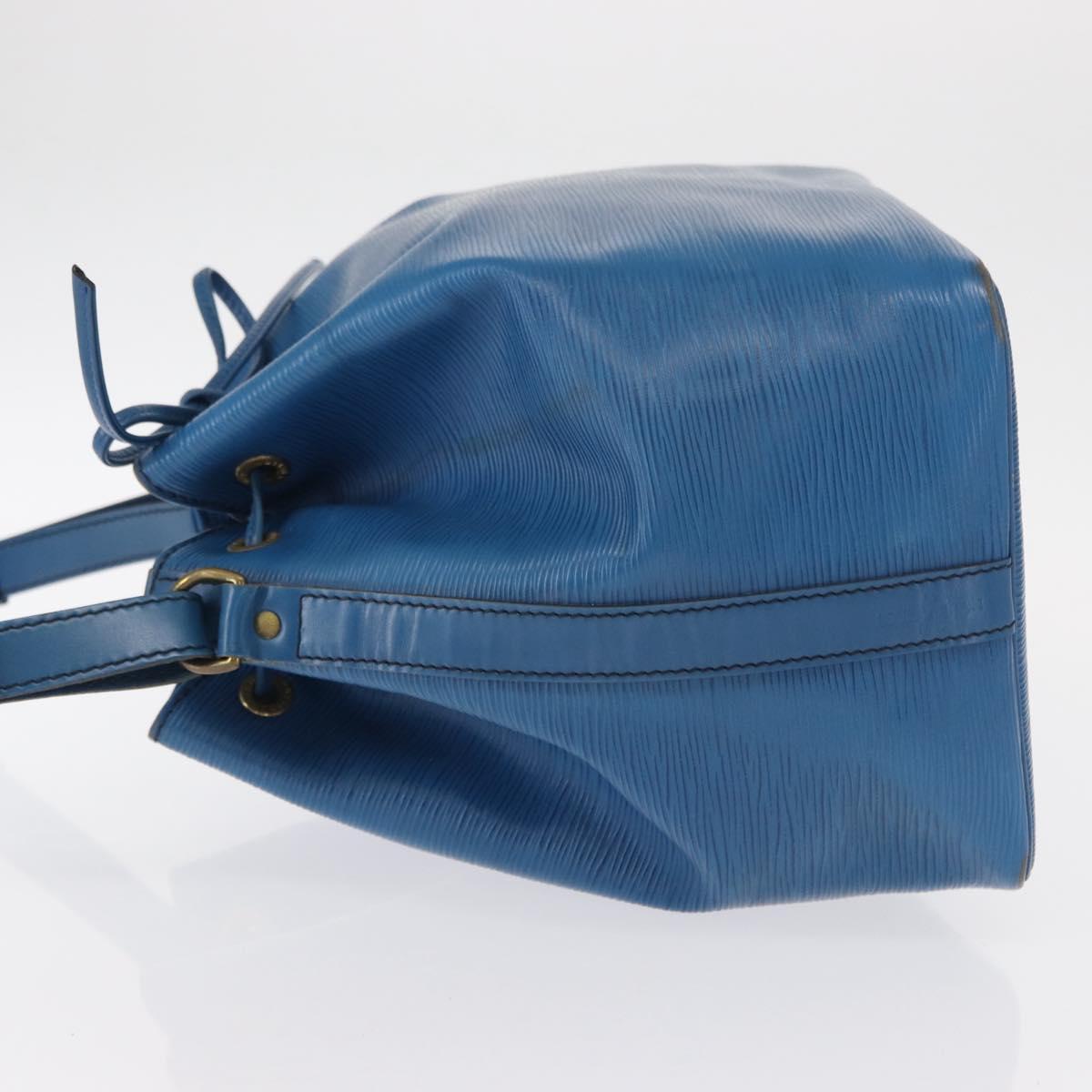 LOUIS VUITTON Epi Petit Noe Shoulder Bag Blue M44105 LV Auth 159683