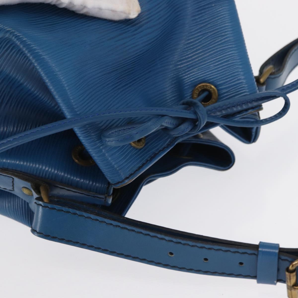 LOUIS VUITTON Epi Petit Noe Shoulder Bag Blue M44105 LV Auth 159683