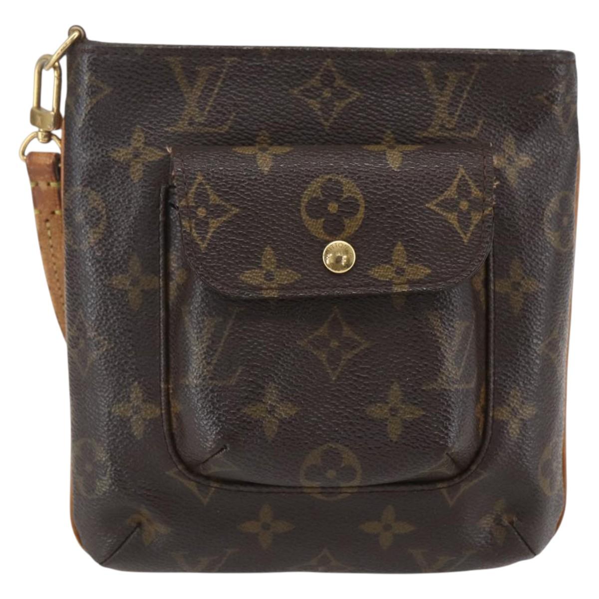 LOUIS VUITTON Monogram Partition Pouch M51901 LV Auth 159686