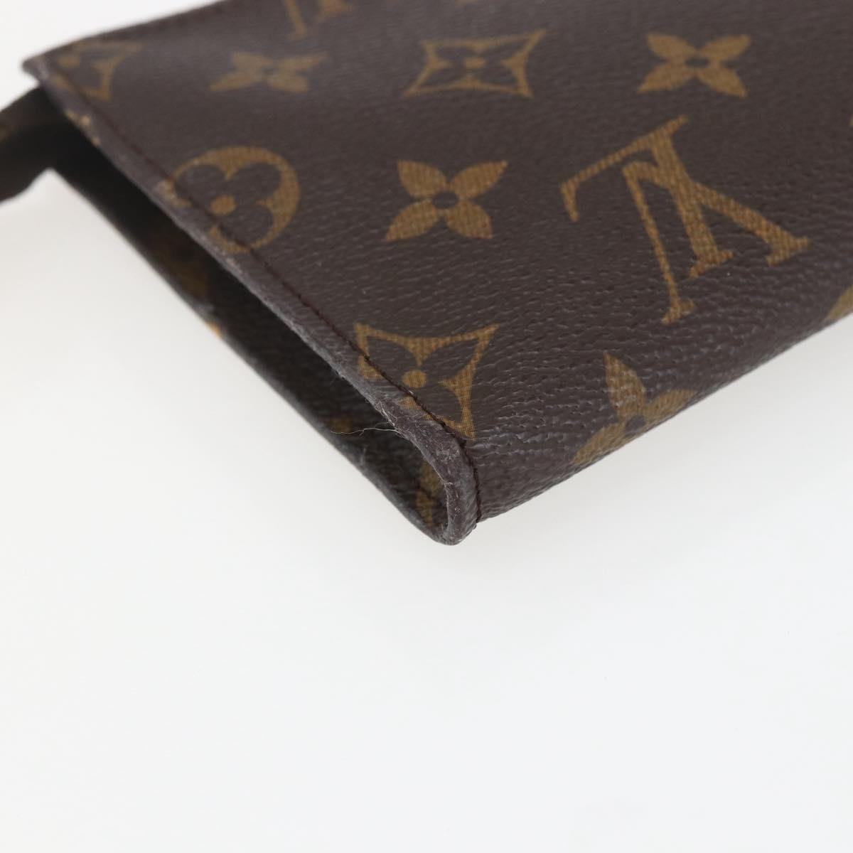 LOUIS VUITTON Monogram Bucket PM Accessory Pouch LV Auth 159692