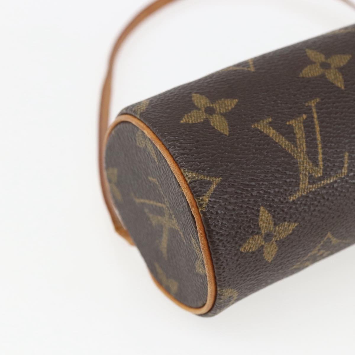 LOUIS VUITTON Monogram Papillon Pouch LV Auth 159697
