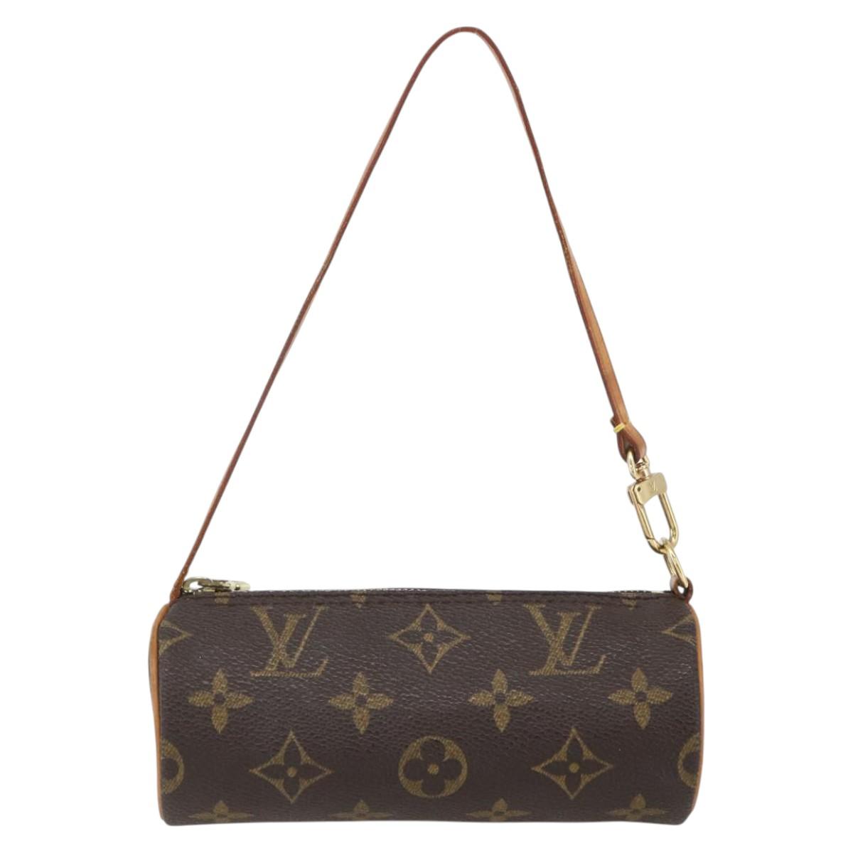 LOUIS VUITTON Monogram Papillon Pouch LV Auth 159697