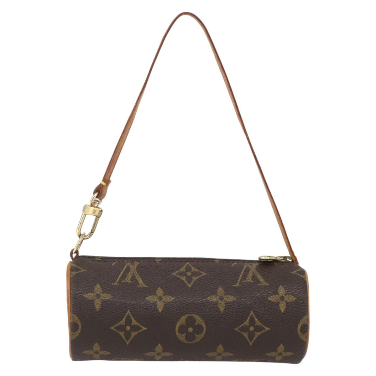 LOUIS VUITTON Monogram Papillon Pouch LV Auth 159697