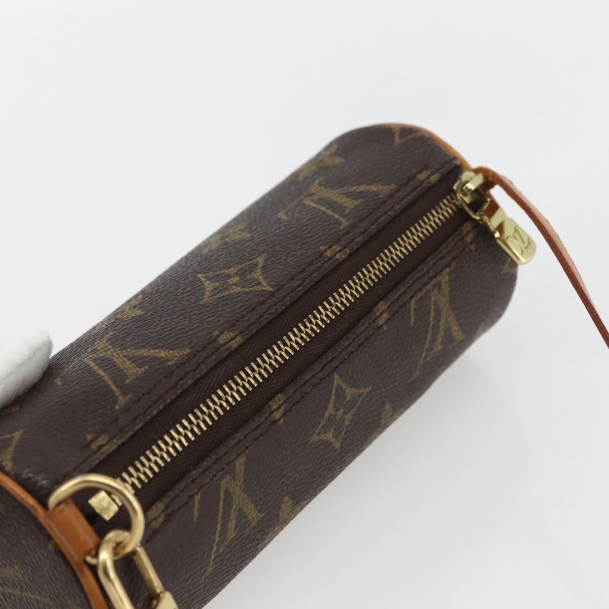 LOUIS VUITTON Monogram Papillon Pouch LV Auth 159697